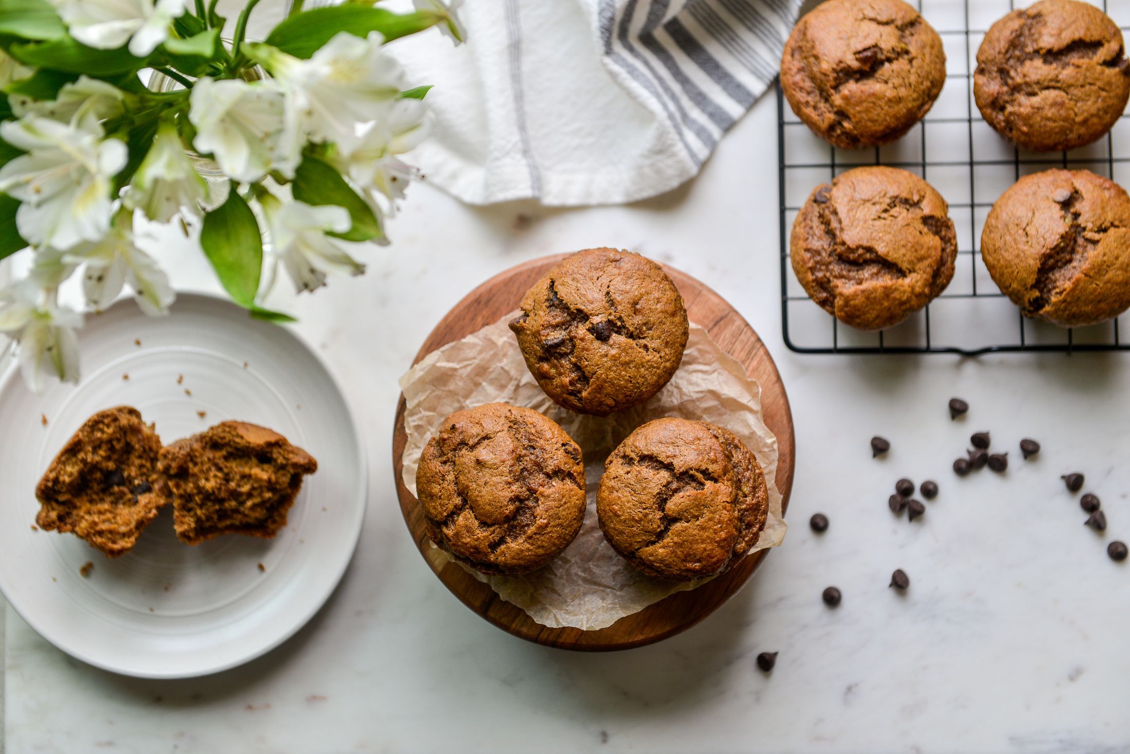 GLUTEN-FREE DAIRY-FREE BANANA CHOCOLATE CHIP MUFFINS-1